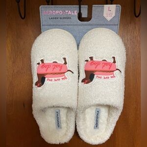 Aeropostale Woman’s Slippers with Dachshunds